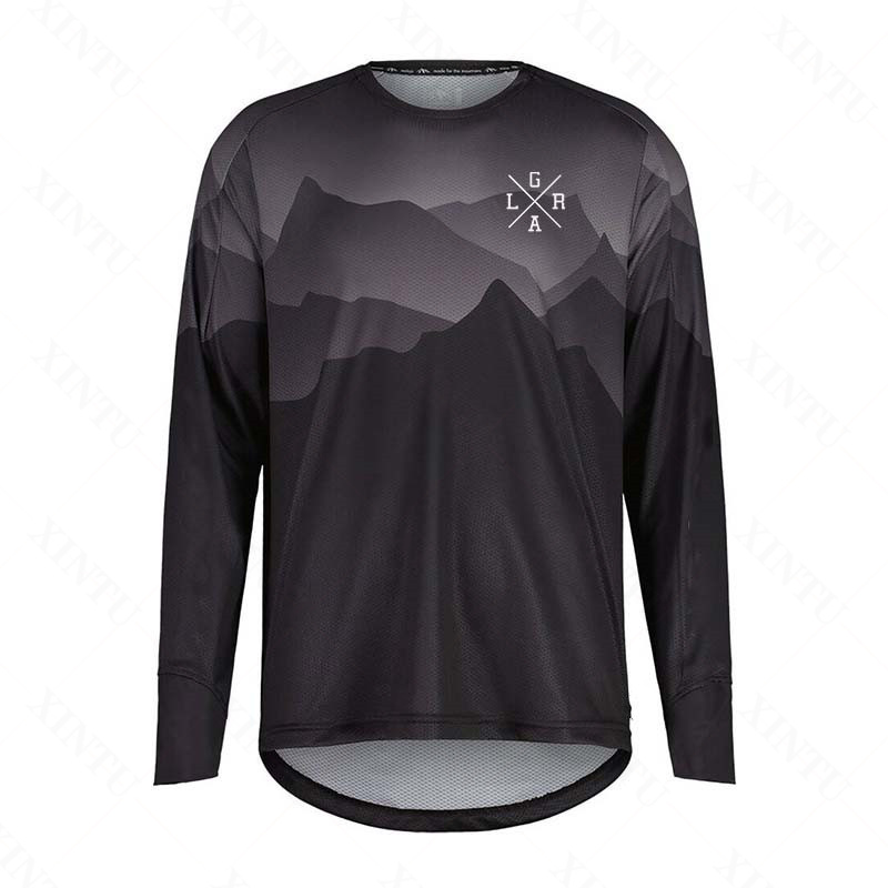 Mountain Biking Clothes - Męska koszulka motocyklowa Lrga Jersey MTB