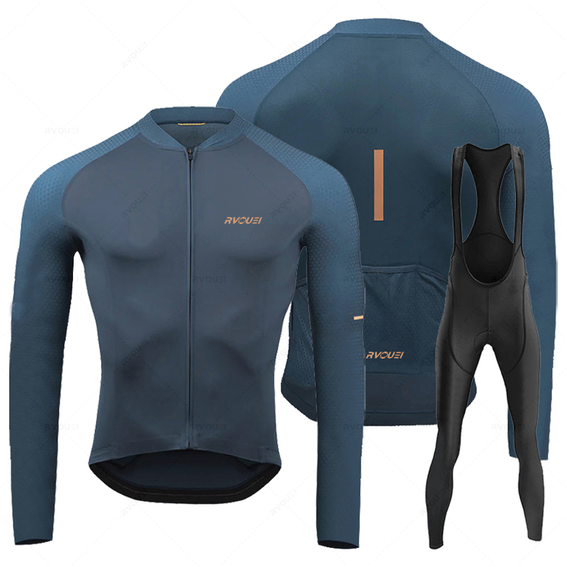 Mountain Biking Clothes - Rvouei Oddychająca koszulka kolarska z długim