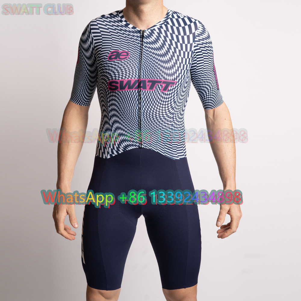 Mountain Biking Clothes - SWATT klubowe triathlonowe body męskie szybkoschnący