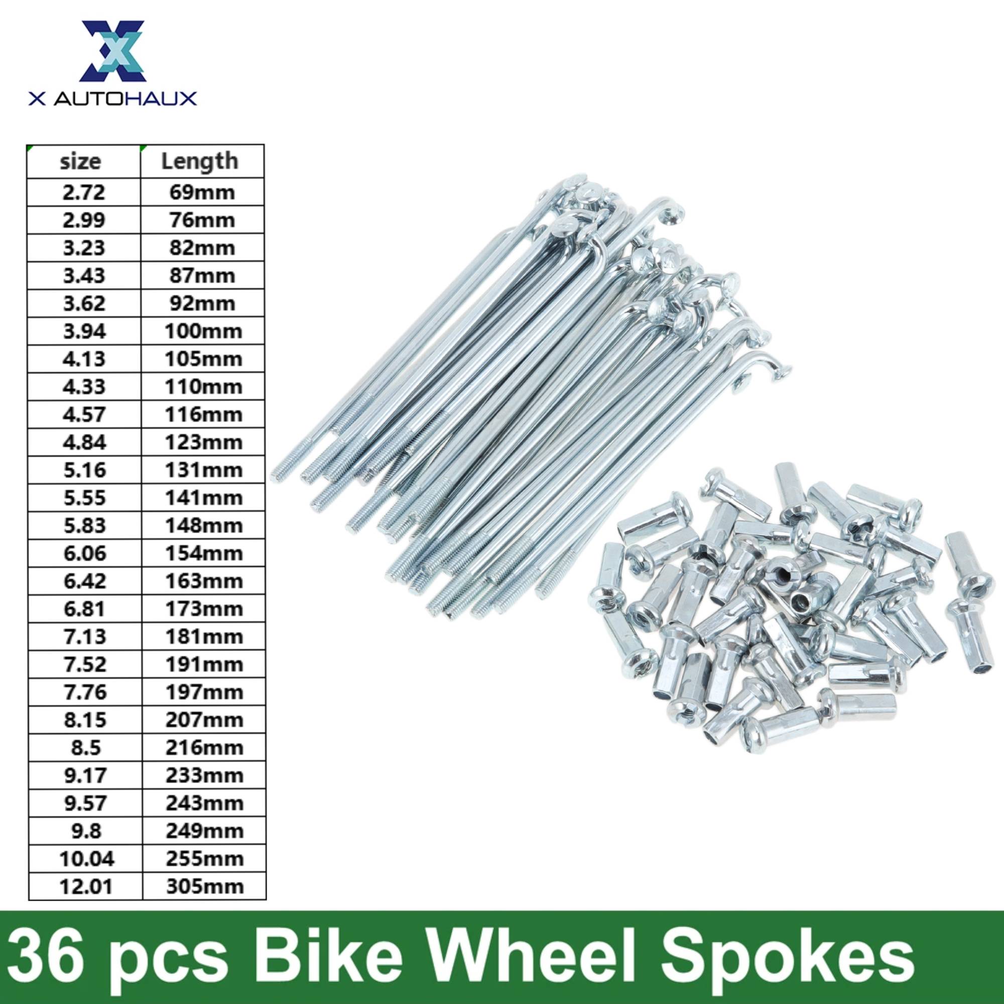 Spoke Nipple Brass - X Autohaux 36szt 12G J Bend