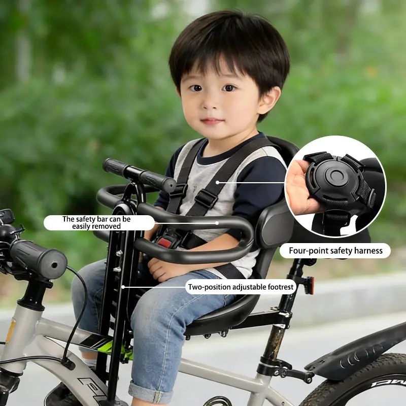 Mountain Biking For Kids - Przednie siedzisko rowerowe dla dzieci z