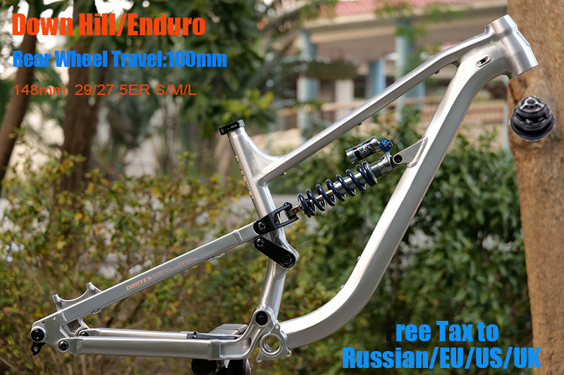 Mountain Biking Uk - Rama roweru typu soft tail, ze