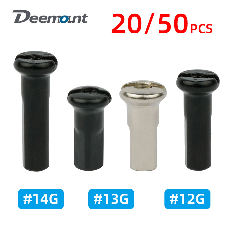 Spoke Nipple Brass - 20/50 SZT. Mosiężne Niple Szprychowe 14G