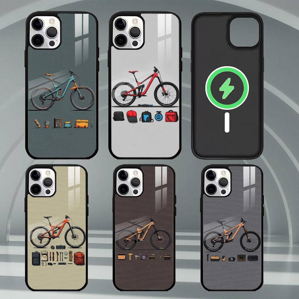Mountain Biking Logo - Fajne etui na telefon z motywem