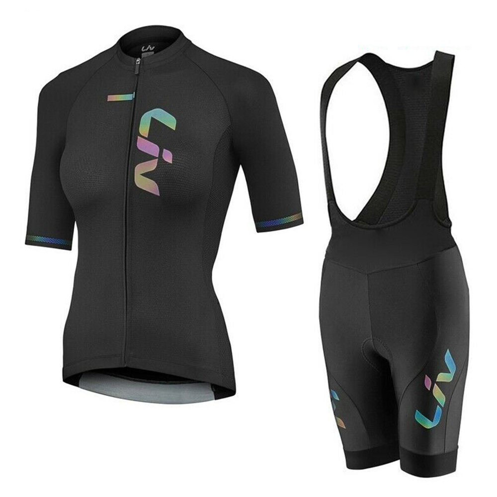 Mountain Biking Clothes - LIV letnia koszulka rowerowa zestaw spodenek