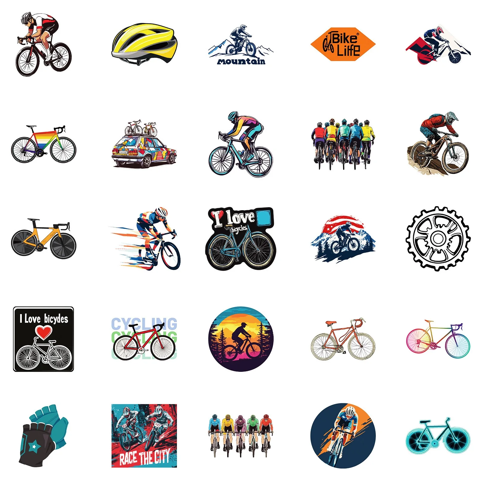 50 sztuk/opakowanie Fajne nakl – Mountain Biking For Kids recenzja i cena