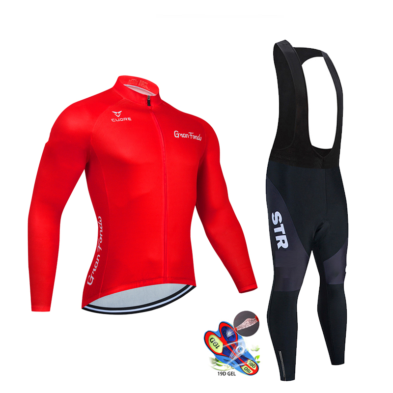 Jesienny czarny zestaw koszule – Mountain Biking Clothes recenzja i cena