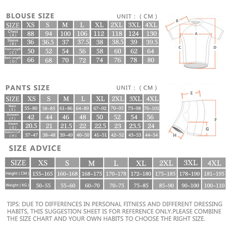 Zestawy kolarskie Rvouei, męsk – Mountain Biking Clothes recenzja i cena