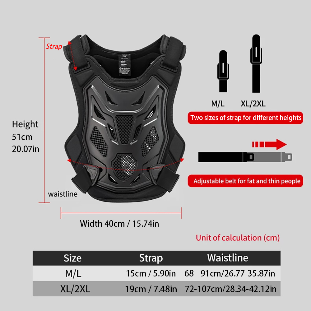 All Season Motocross Armor Ves – Mountain Biking Chest Protector recenzja i cena
