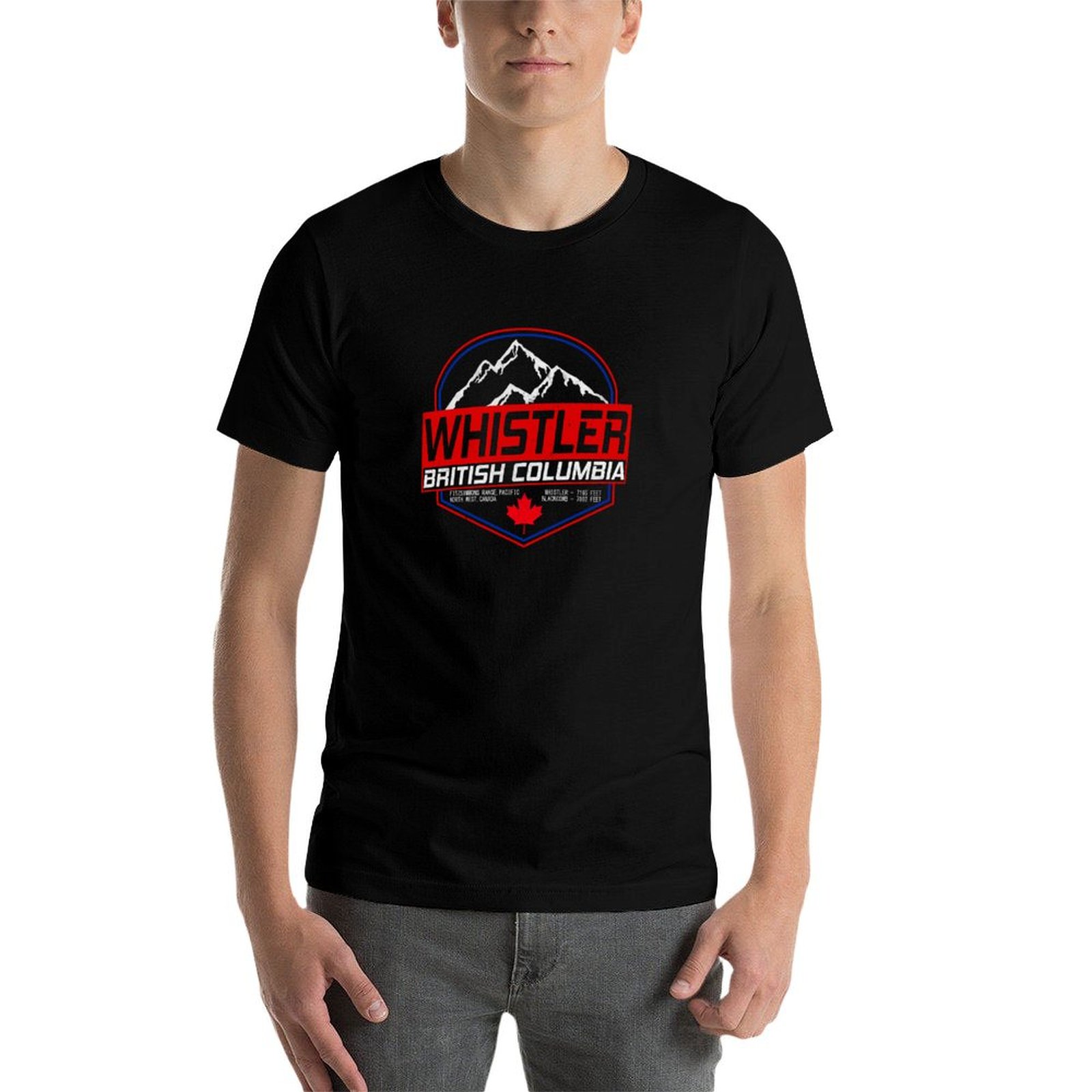 Koszulka Retro Ski Whistler B. – Mountain Biking Whistler recenzja i cena
